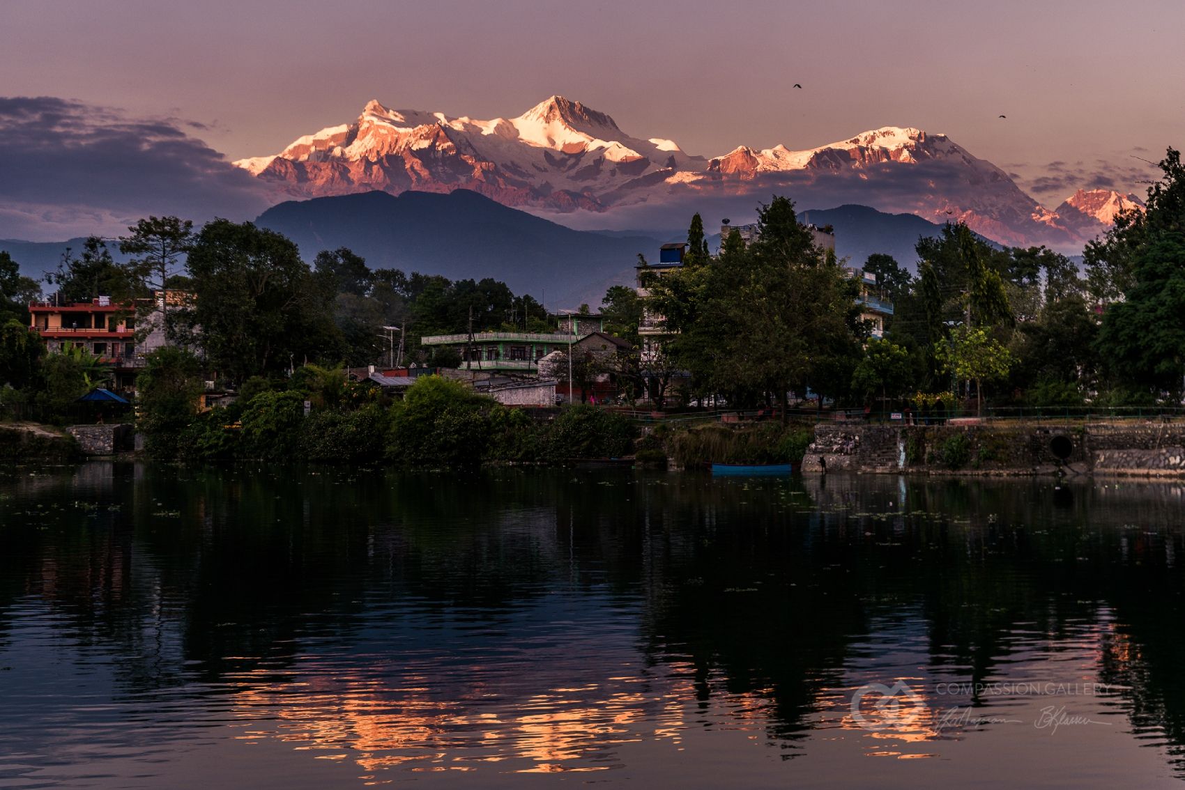 A scene of Few Lake in Pokhara