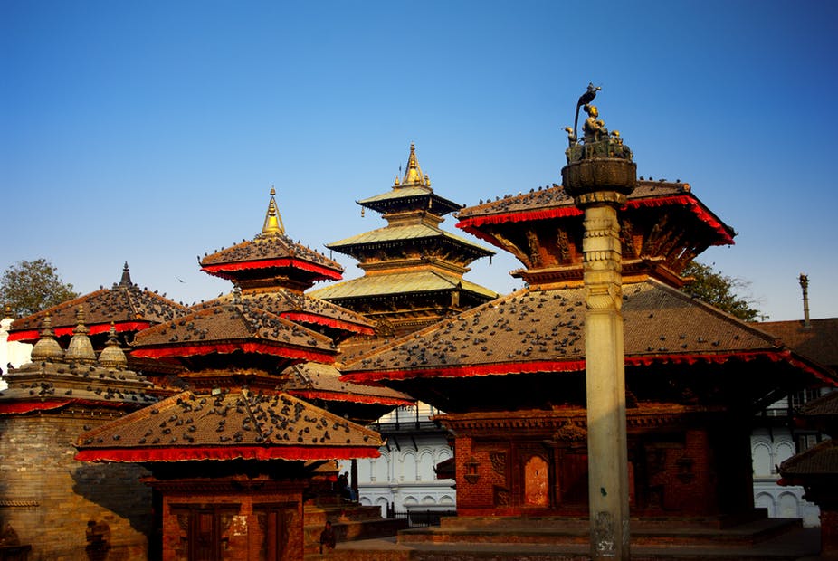 An everyday view of Kathmandu Durbar Square